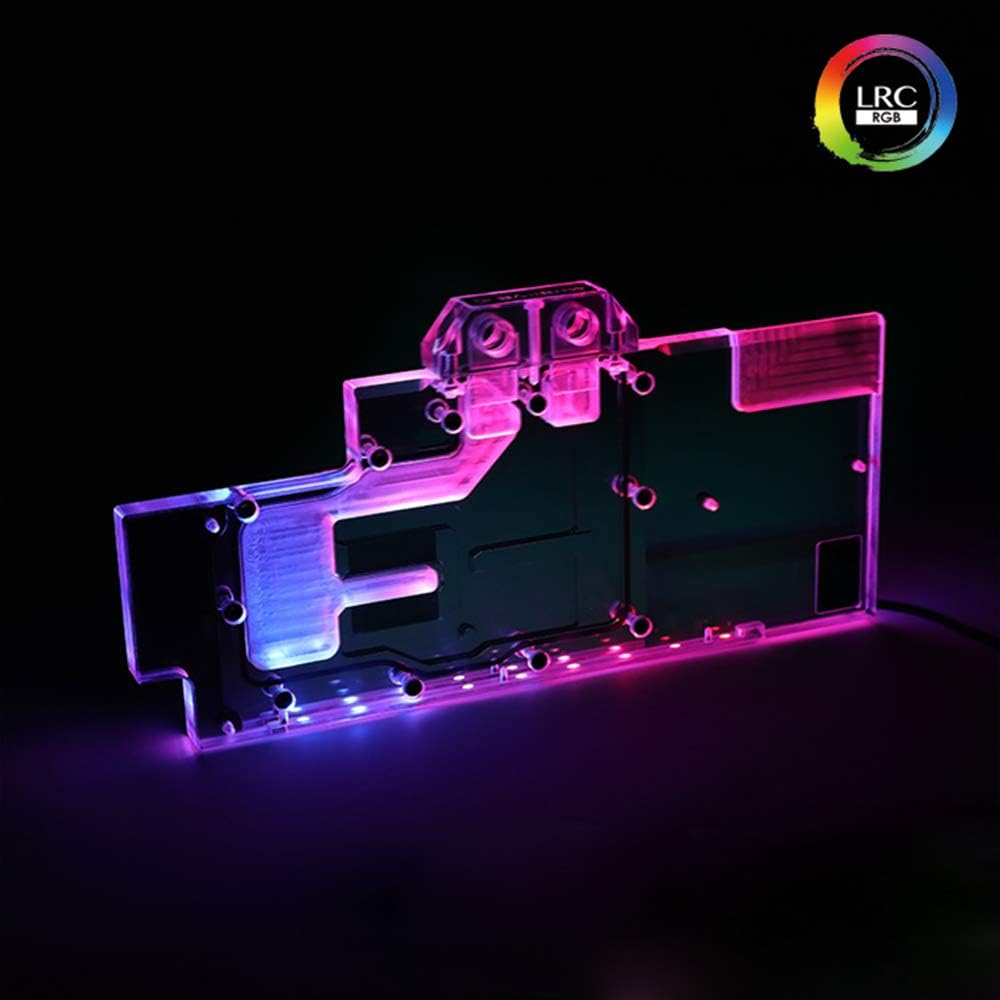 Barrow Copper GPU LRC LED WaterBlock for MSI RTX 2080Ti 2080 2070 2060 (RTX2080T Block)