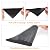 Rug Grippers for Hardwood Floors, Carpet Gripper for Area Rugs Double Sided Anti Curling Non-Slip Washable & Reusable Pads for Tile Floors, Carpets, Floor Mats, Wall, Black 8 pcs