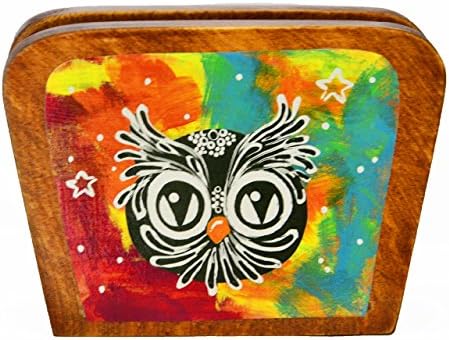 Costa Rican Owl print: napkin holder