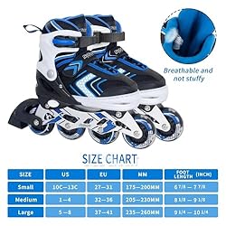 Boy Roller Skates with Full Light up