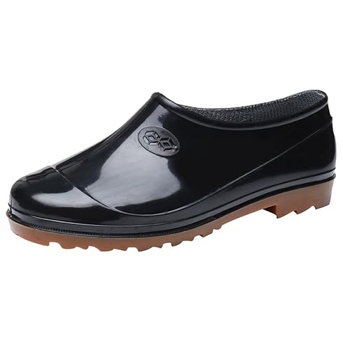 Xinwcang Damen Herren Unisex Plain Stiefeletten Wasserdicht Atmungsaktiv Pcv Gummistiefel Regenschuhe Regenstiefel Garten Stiefel Amazon De Schuhe Handtaschen