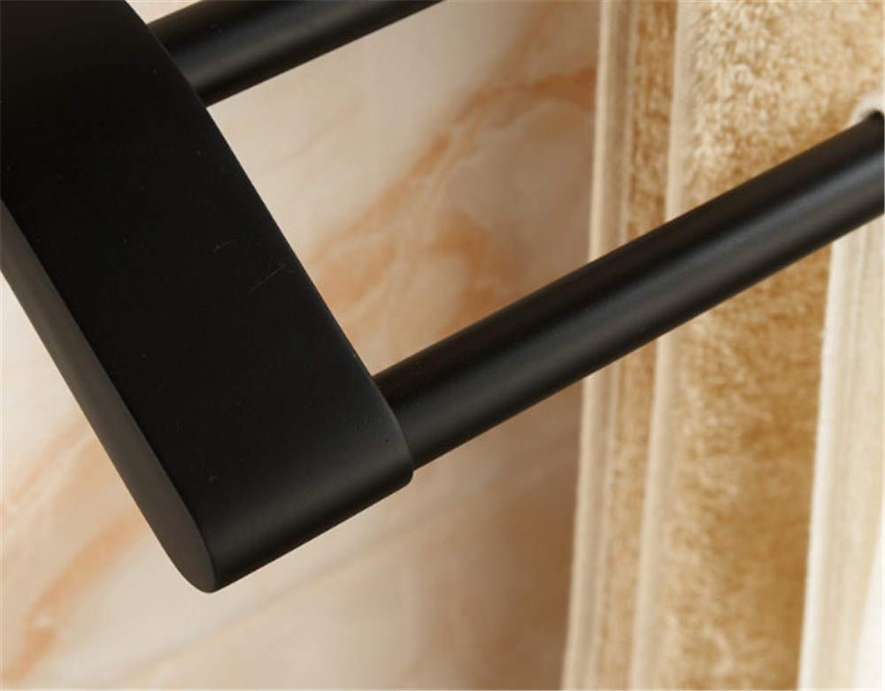 Badezimmerregale Badezimmer WEMUR Schwarzes minimalistisches