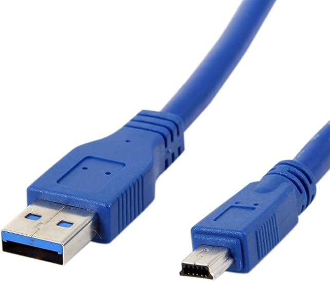 Amazon ユーシーイーシー Ucec Usb 3 0 Mini B To Type A コンピュータ 電源供給 ケーブル オス オス 青い 30cm Ucec ユーシーイーシー Usbケーブル 通販
