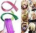 Hawkko 20PCS Straight Colored Clip in Hair Extensions Party Highlight Multiple Colors Hairpieces, With Gift Alligator Hair Clip & Steel Comb (20pcs-Monocolor Full Color Set)