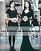 ENTRANCED STYLES Long Straight Black Wig Synthetic Wigs for Women Morticia Addams Wig Middle Part Heat Resistant Fiber 26inch