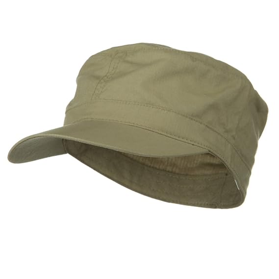 khaki army hat
