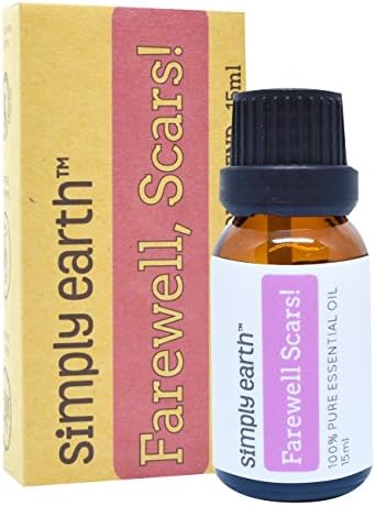 Farewell Scars Essential Oil Blend - 15ml, 100% Pure Therapeutic Grade by Simply Earth