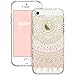 ESR iPhone SE Case, iPhone 5S Case, iPhone 5 Case, Floral Flower Pattern Cover for Girls/Women [Anti Scratch PC Back + Soft Bumper] for iPhone SE/5S/5 (Pink Manjusak)