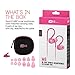 MEE audio Sport-Fi M6 Noise Isolating In-Ear Headphones with Memory Wire (Pink)