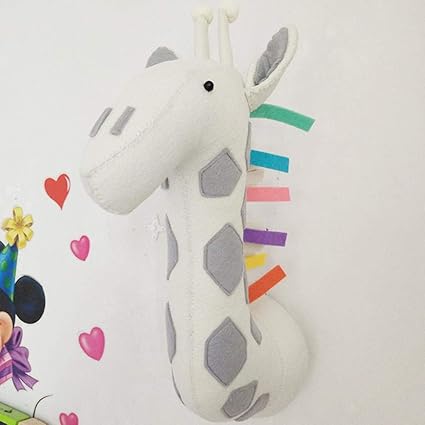 stuffed animal head nursery