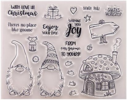 Qiuxiaoaa Clear Silicone Rubber Seal Stamp For DIY Album Scrapbooking Photo Card Decor,Clear Stamp for Card Making