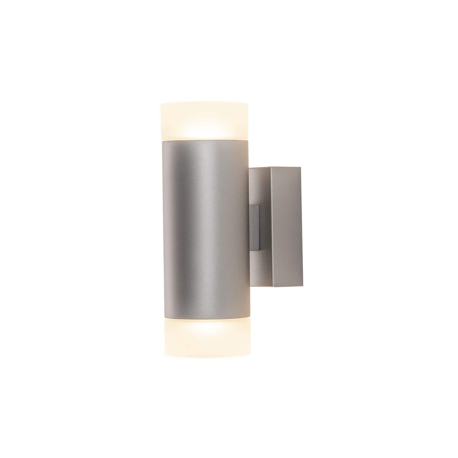 SLV Wall-Mounted Light ASTINA UP/Down QPAR51 / Internal Wall Illumination, Surface-Mounted Light, Wall-Mounted Light, Ceiling Spotlight / GU10 10W Grey