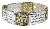 4030034 Christian Scripture Stretch Bracelet Philippians 4:6-7 Jesus Fashion ...
