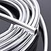 Moulding Trim Strip - TOOGOO(R)20FT Chrome Moulding Trim Strip Car Door Edge Scratch Guard Protector Cover Silver