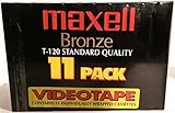 Maxell Bronze T-120 Standard Quality - 11 pack.