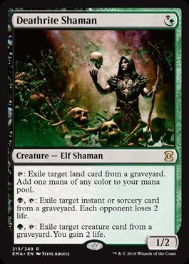Magic The Gathering - Deathrite Shaman (215/249) - Eternal Masters