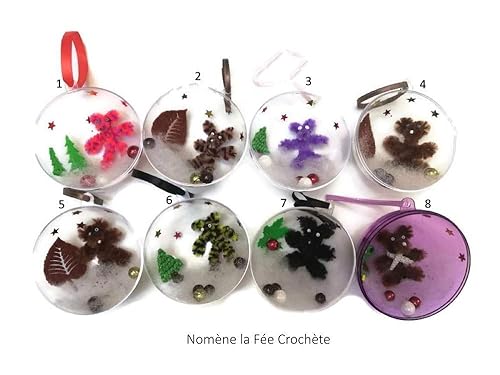 Boule De Noël Nounours Pour Enfant Personnalisable