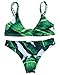 MOOSKINI Womens Printed Leaf Bikini Set Swimsuit (M, Leaf-1)