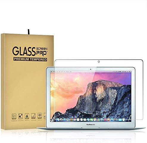 Temper Glass Screen Protector for Macbook Pro 13 Inch A1278 9H Hardness Crystal Clear Scratch Resistant Bubble Free Easy Installation Screen Film
