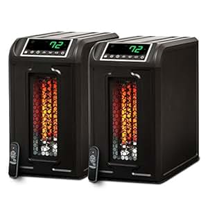 Lifesmart Lux Series Portable Infrared Heater w/ Remote ...