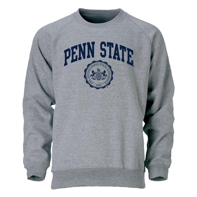 Barnesmith Pennsylvania State University PSU Nittany Lions Crewneck Sweatshirt, Heritage, Charcoal Grey, Small Image