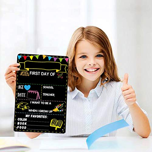 First Day of School Chalkboard Sign Use Liquid Chalk Markers to