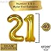 Gold 20th Birthday Decorations – Large, Pack of 29 | 20th Birthday Balloons | 20 Birthday Decorations | 20 Gold Balloons | 20th Birthday gold | 20 Birthday Party Supplies Kit for 20 Year Old