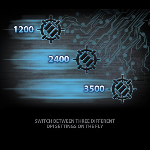 image for ENHANCE (Manufacturer REFURBISHED) GX-M1 LED Gaming Mouse with 3500 DP