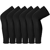 Hftjtsa Sports Compression UV Full Length Long Leg Sleeves for Men Women Youth Sport Running Basketball Football Cycling