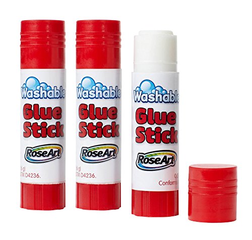RoseArt Washable Glue Sticks 3-Count Packaging May Vary (CYD16) - Thumbnail 2