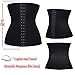 Waist Trainer Slimming Sport Hot Thermo Neoprene Sweat Sauna Body Shapers (S, Black)