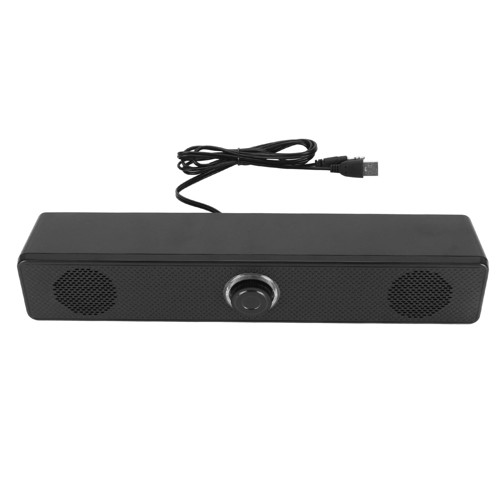 ASHATA HiFi Stereo SoundDesktop Soundbar, Volume Adjustable Mini Bar Speaker for PC Laptop