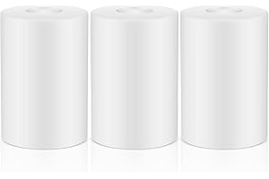 Teenyyou 6 Pcs White Frosted Glass Shade Replacements for Pendant Light Fixtures Glass Lamp Shade Cover, 1-5/8 Inch Fitter, 4"w x 6"h, Replacement Lamp Globe for Chandelier Wall Light Sconce