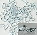 48 Oval X2 Power Rings Are 50% Stronger Than Round Split Rings Inch Zinc Plated Connectors for Key Rings, Lures Fishing Tackle