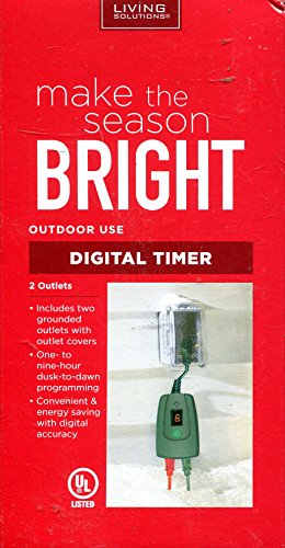 Make The Season Bright Digital Christmas Light Timer