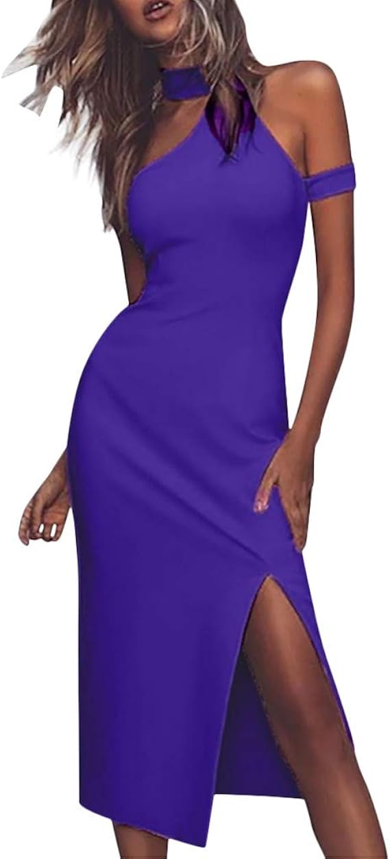 purple club dresses