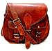 Firu-Handmade Women Vintage Style Genuine Brown Leather Cross Body Shoulder Bag Handmade Purse