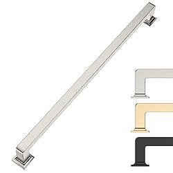 9BUILD 6 Pack 10 Inch Cabinet Handles Brushed Satin