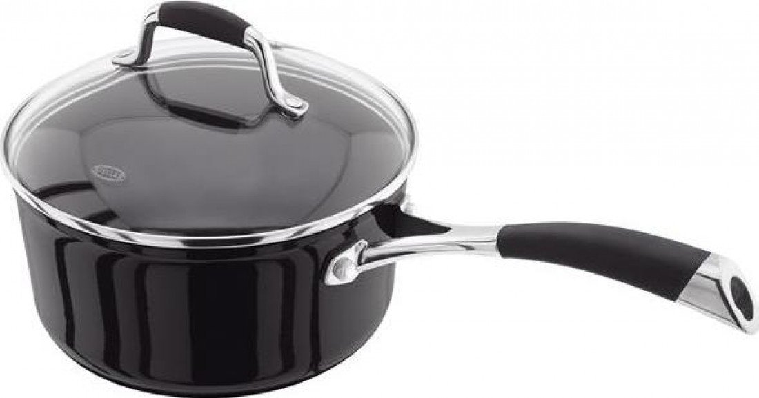 Stellar Saucepan, Black, 20 cm, 2.3 Litre