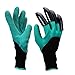 Kpow Garden Genie Gloves with Right Hand Sturdy Claws,Quick & Easy to Dig & Plant Nursery Plants,Safe for Rose Pruning - As Seen On TV