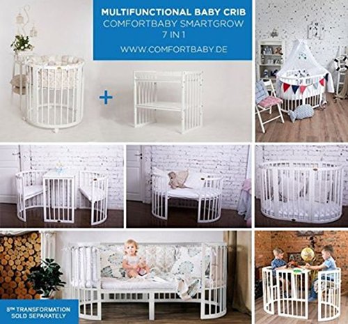 multifunctional baby crib 7 in 1