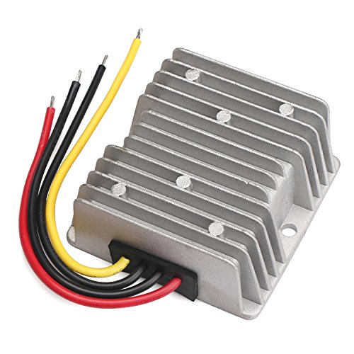 DROK Club Car Golf Car DC Voltage reducer 36V 48V to 12V 20A Voltage Step Down Buck Converter Battery Power Supply Volt Regulator Transformer