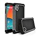 Nexus 5 Case, MagicMobile [Dual Armor Series] Hybrid Impact Resistant Google Nexus 5 Shockproof Tough Case Rugged Hard Plastic + Rubber Silicone Skin Protective Case for LG Nexus 5 - Black / Gray
