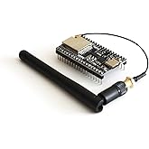 IoTCrazy ESP32-WROOM-32U Dev Board with 3dBi Antenna, Type-C, Dual-Core WiFi + Bluetooth Module, Long Range ESP32 IoT Develop