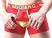 Stylish Boxer Shorts Scrotum Penis Upward Facing Separation Storage Men's Pants No Need to Change Position (M, Red)