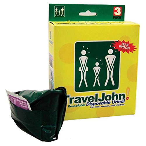 Traveljohn bolsas desechables para urinarios que se pueden