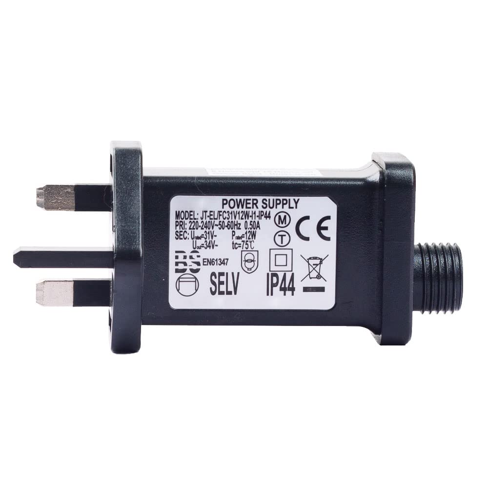 ANSIO Spare Adaptor for LED Lights, 12 W, BS Plug