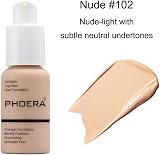HQDA 5PCS Liquid Foundation Set Matte Full Coverage with Primer Brush Sponge view 3