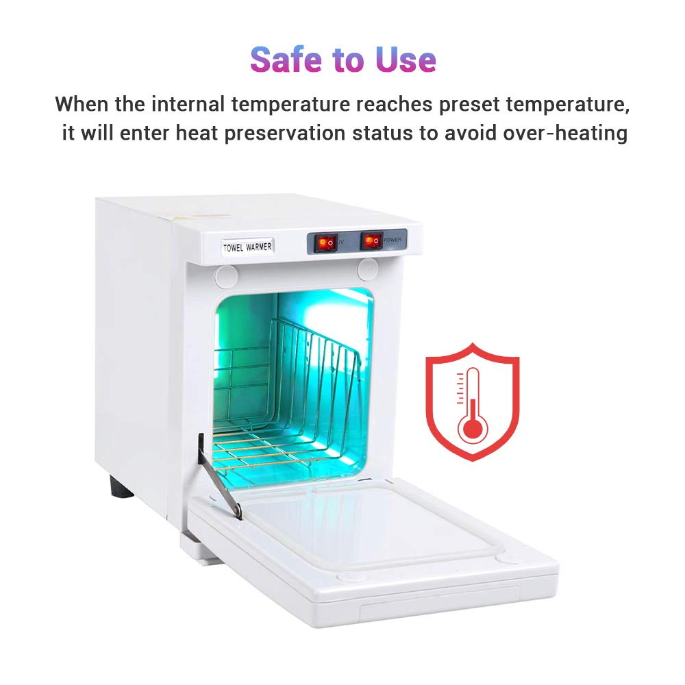 AW 5L Mini Towel Warmer Hot Cabinet Beauty Salon Spa Nail Facial Skin Tattoo Home Health Care Facial: Beauty