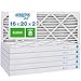 Aerostar Clean House 16x20x2 MERV 8 Pleated Air Filter, Made in the USA, 6-Pack primary
